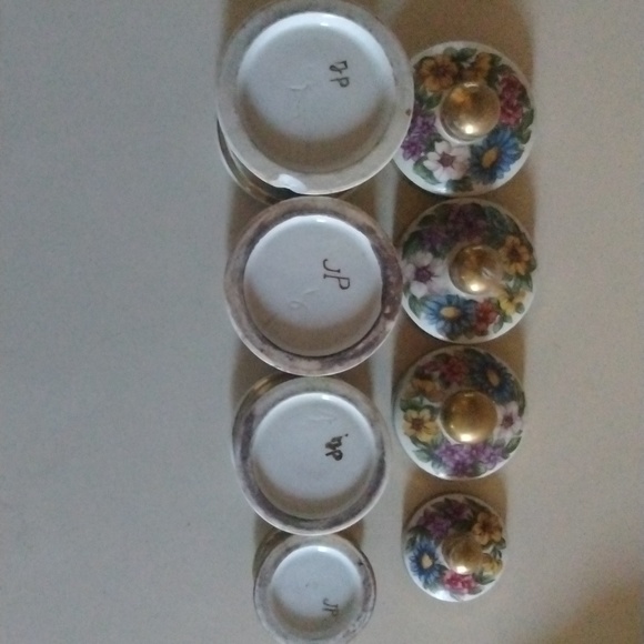 Antique small container 4 sets - Picture 3 of 4